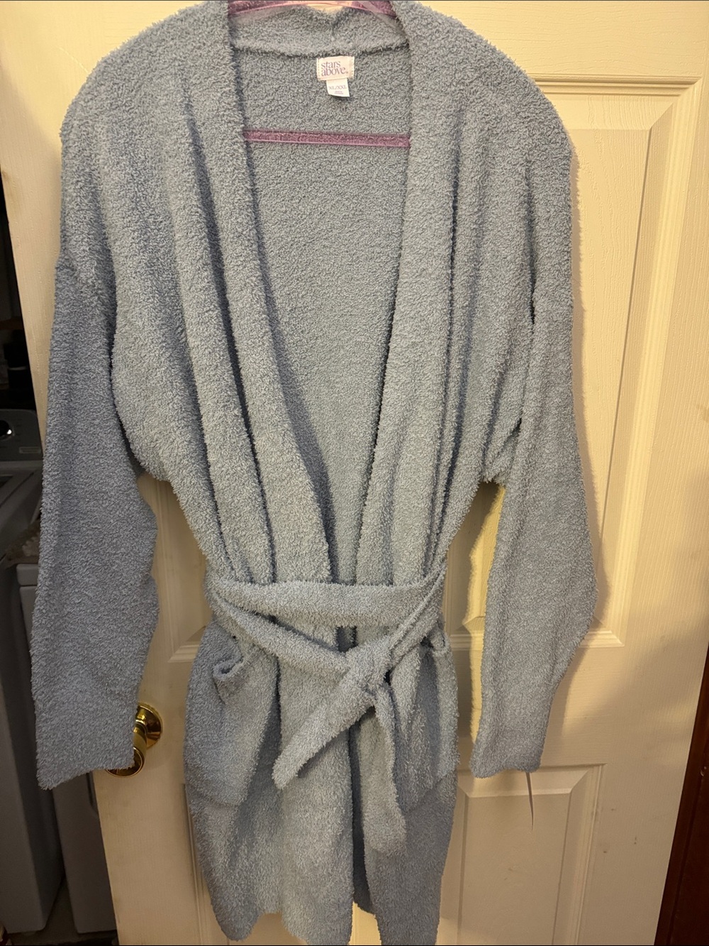 stars above Light Blue Plush Robe - NWT - size xl/xxl - Picture 5 of 7